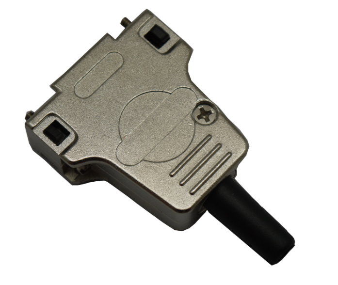 D-Sub 15Pin 180度金屬殼 長螺杆