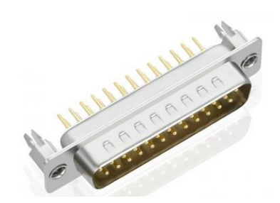 DP 9P 公 直插闆鉚6.0魚叉鎖螺絲鐵殼前鎳後錫48H鍍金1u黑膠